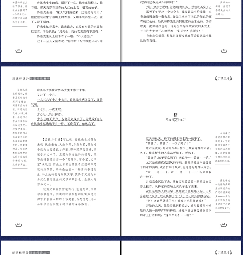 小城三月 世界经典文学名著 青少年阅读新课标小学生三四五六年级课外阅读书籍 儿童文学书籍9-12岁