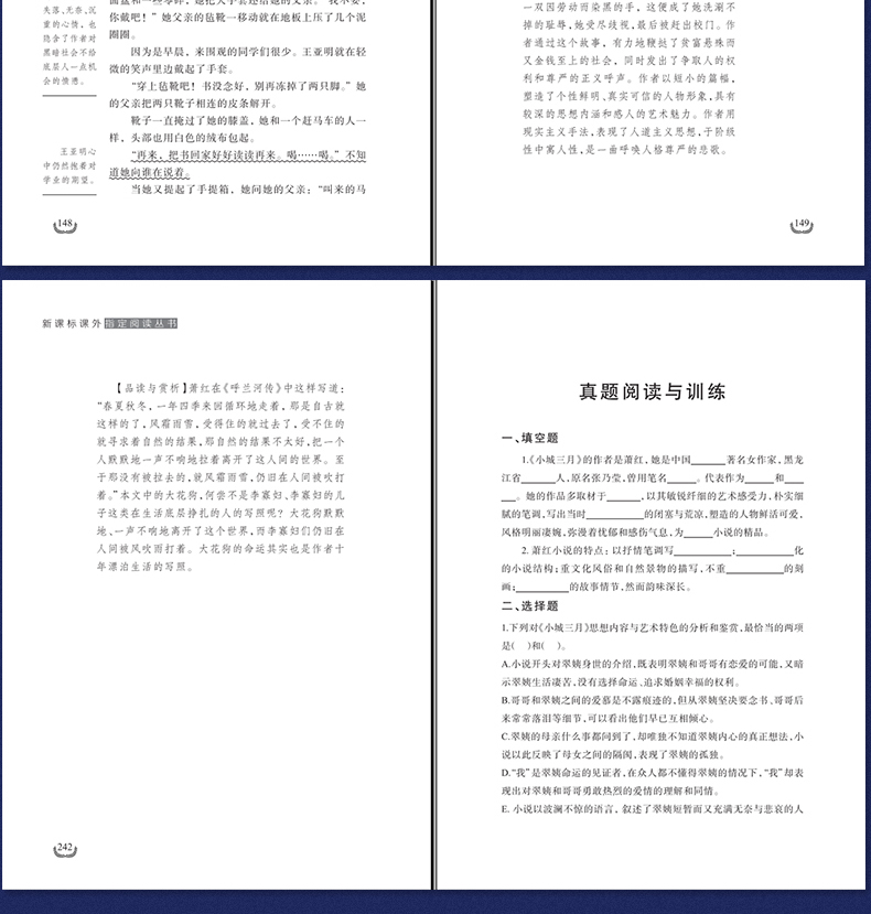 小城三月 世界经典文学名著 青少年阅读新课标小学生三四五六年级课外阅读书籍 儿童文学书籍9-12岁