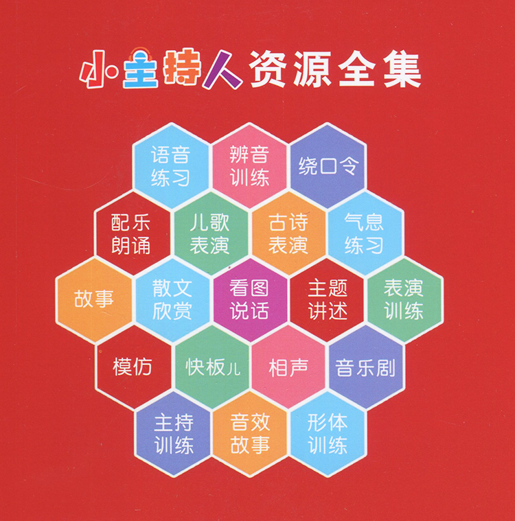 2本晨曦早教小主持人资源全集12 少儿播音主持少儿播音主持与口才训练书籍儿童绕口令书籍演讲与口才