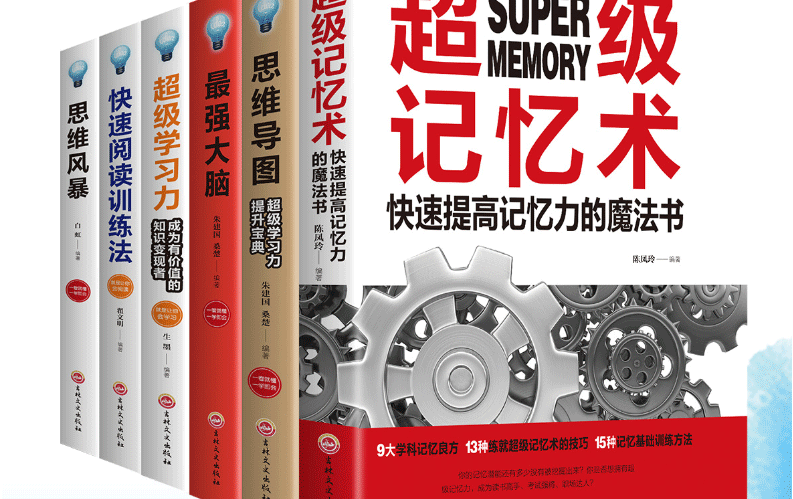 全6册图解思维导图+逻辑思考力+记忆术+最强大脑思维风暴正版思路决定出路形式逻辑思维训练书籍