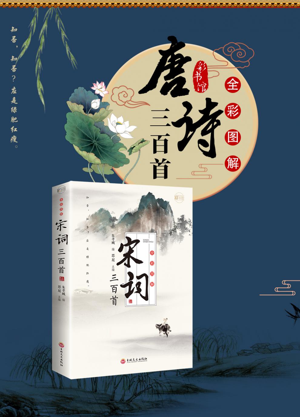 古诗词大全集宋词三百首正版书中国古典文学浪漫诗词大全集鉴赏小学