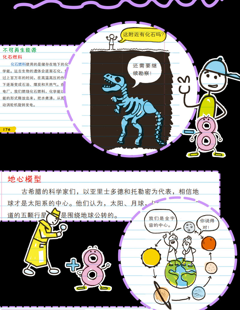 美国少年学霸超级笔记数学初中生笔记参考书 初中生教辅书籍七八九年级中小学生学好数学教育读物科普书