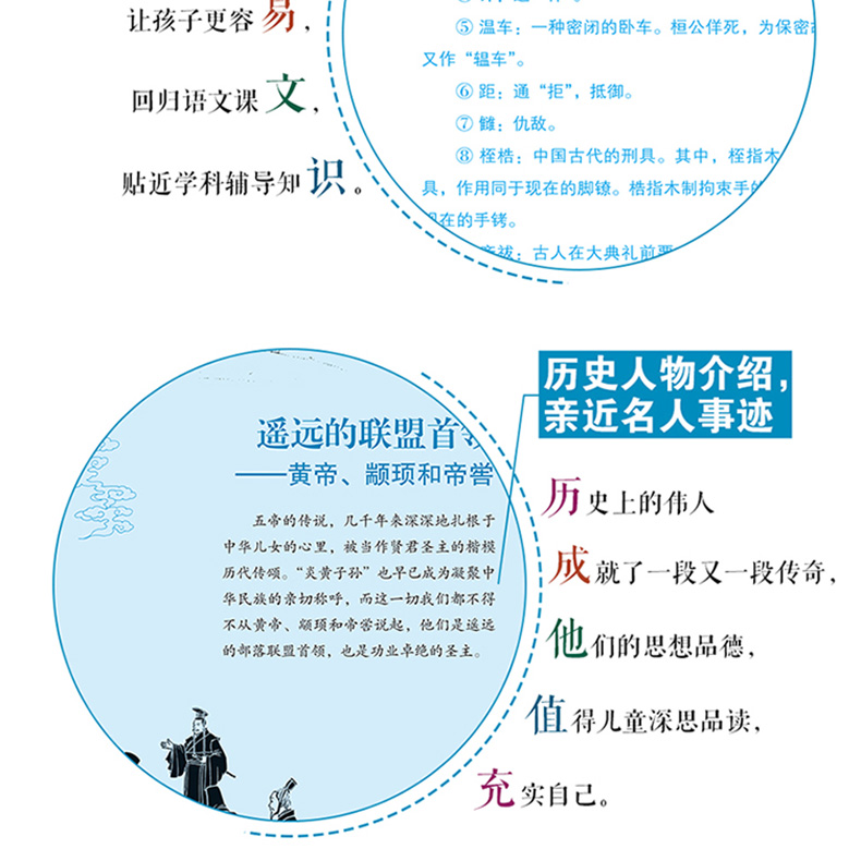 小学生读史记全套4册正版少年读史记青少年版国学经典课外阅读书籍