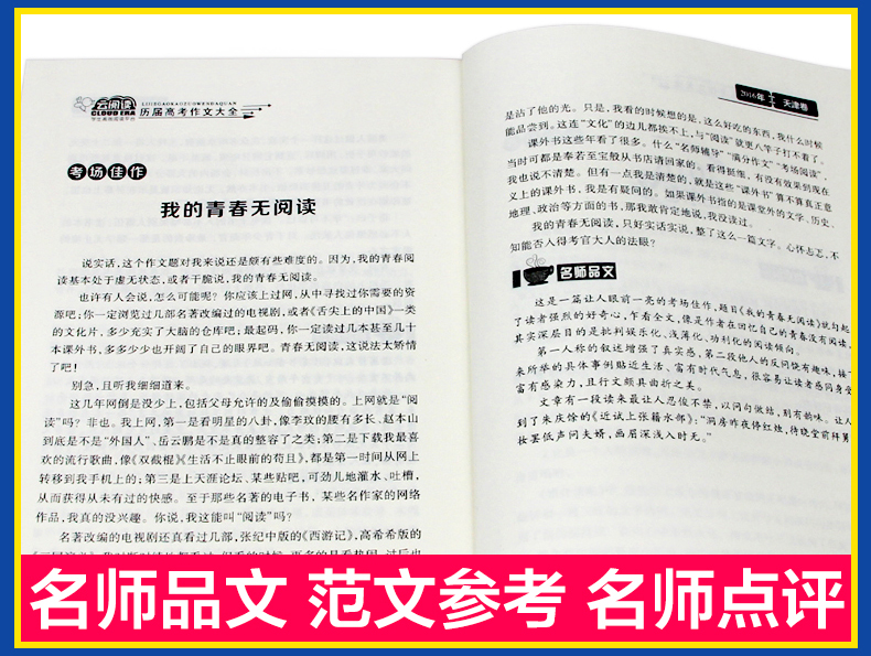 作文素材高考版2019新版历届高考作文大全一本全好作文写作好方法真题再现考场佳作老师初高中生语文