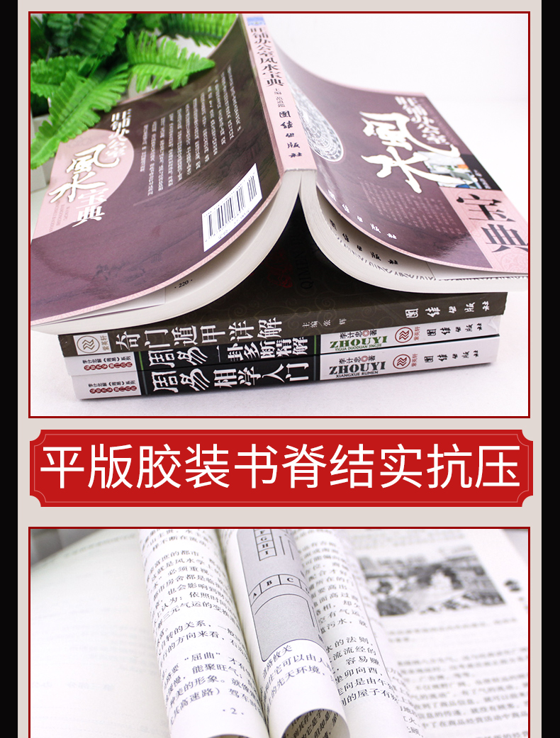 正版全4册周易八卦易经全书奇门遁甲书籍正版风水学入门生辰八字五行八卦测算书面相学基础入门教程阴阳地理五行图解梅花易数