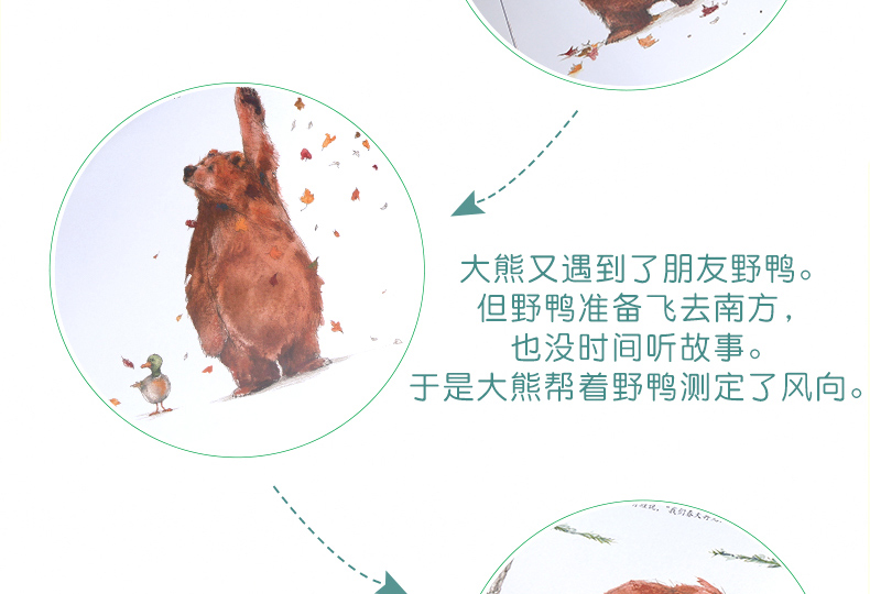 大熊有个故事要说 麦克米伦世纪大奖经典精装绘本图画书 3-4-5-6-7-8周岁 儿童小孩亲子阅读童话故事书籍幼儿读本幼儿园老师推荐