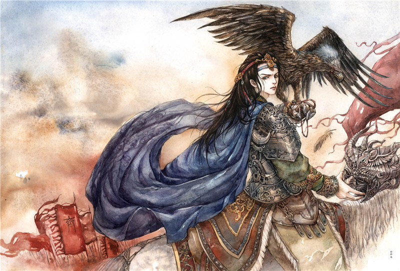 正版忘川画集古风古装漫画家李堃古风插画集封神榜琅铘小说插画漫画继