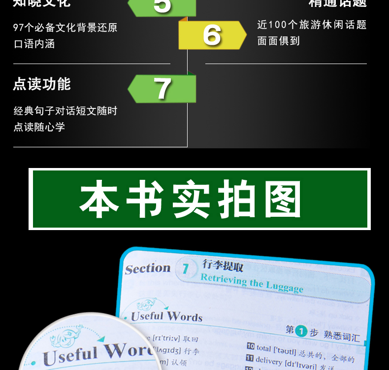 每天15分钟玩转旅游口语 365天旅游英语口语大全零基础旅游英语口语入门 日常英语自学入门教材英语书 基础入门出国英语900句