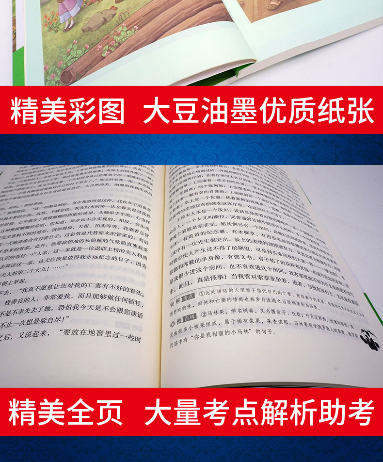 猎人笔记 屠格涅夫著中学部编版教材配套名著阅读系列丛书全本无删减文学名著中小学生青少年课外阅读书籍