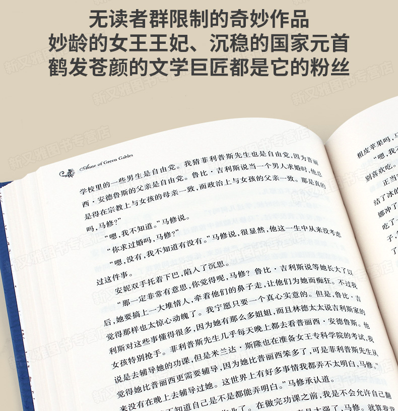 绿山墙的安妮 原著 精装完整版译林出版社 小学生课外阅读书籍 六年级课外书必读经典书目儿童故事书