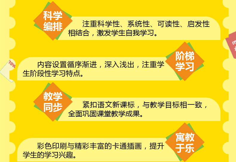 【4本16元】小学生优秀作文大全 彩图注音版二三四五六年级黄冈作文入门同步训练辅导满分作文书小学大全通用写作技巧书籍作文素材