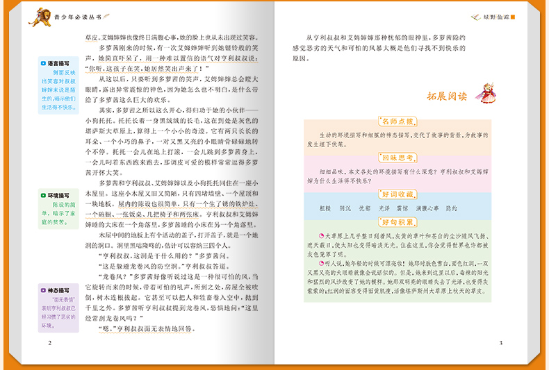 【4本24元系列】绿野仙踪正版书免邮 小学必读课外书籍二三四年级阅读经典书目畅销文学读物世界名著儿童睡前童话故事图书老师推荐