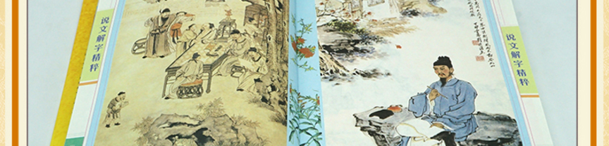 正版包邮现货 说文解字精粹 原文译文注释插图版图解古代汉语字典古文字字典咬文嚼字细说汉字的故事画说汉字 国学书籍
