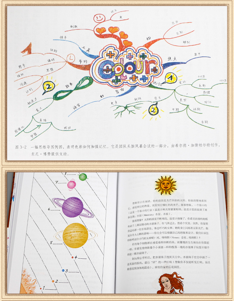 百社好书 东尼博赞思维导图系列 超ji记忆 提升脑力情商思维技巧左右脑开发 快速提高大脑记忆力训练教程书籍 学生孩子成人记忆法