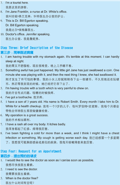 现货包邮 医学英语情景实用指南 预约、挂号、看病、取药、住院的英语会话书籍 行业/职业英语教材书籍 实用英语书 医学英语情景