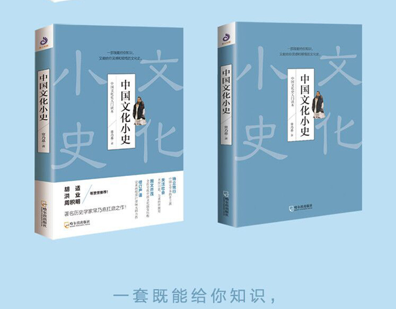 【套装2册】中国文化小史+中国思想小史 插图版 中国文化读本中国古代文化常识传统文化书 常乃惪著