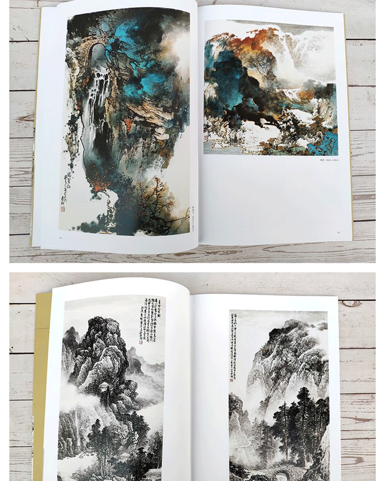 施云翔山水画教程全6册云水山石树木施云翔山水画范图水墨篇浅绛篇彩