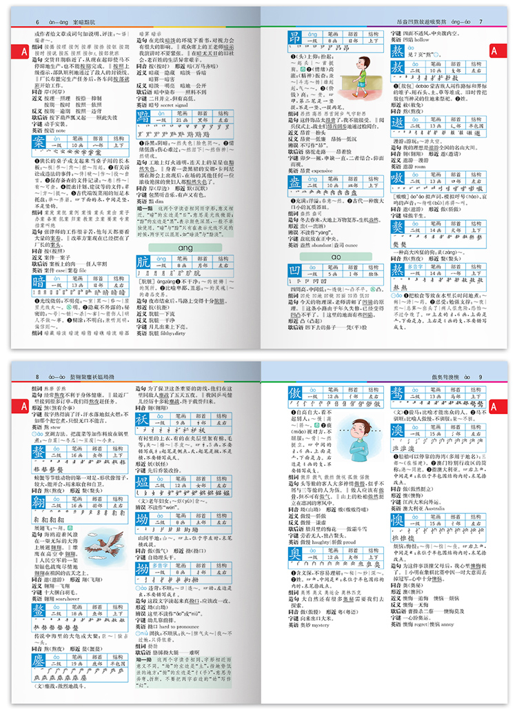 小学生多功能大字典（修订本）  1-6年级专用同义近义反义词组词造句