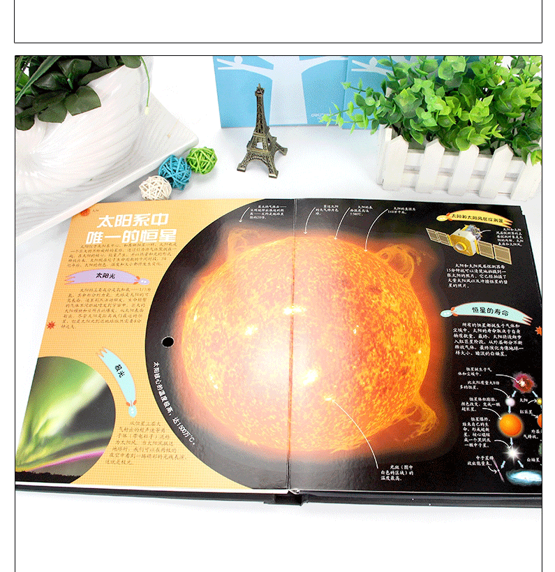 【内附海报贴纸】DK玩出来的百科：透视恒星行星（新版）7-12岁儿童太空百科全书 3d立体翻翻书