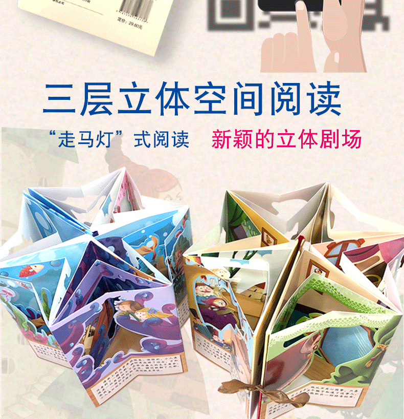 【当天发货】不让妈妈讲故事 360°全景立体书【全6册】3D立体经典童话绘本故事书 格林兄弟 著