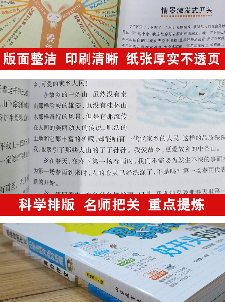 思维导图作文：小学生好开头好结尾/集思维导图 形象记忆图 趣味漫画为一体的新概念作文辅导书