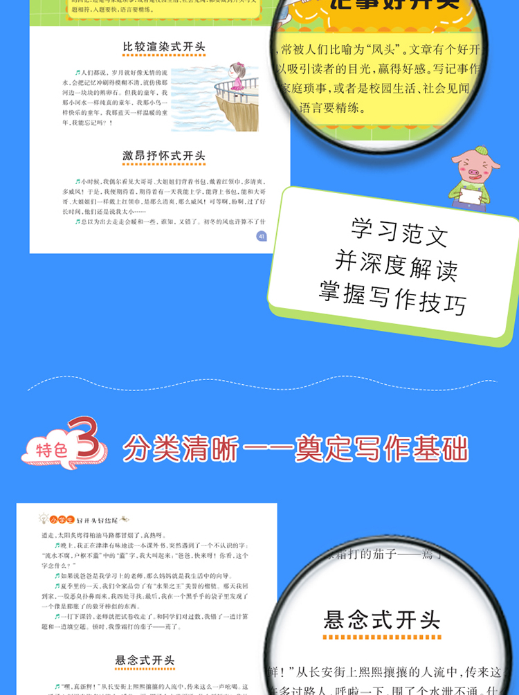 思维导图作文：小学生好开头好结尾/集思维导图 形象记忆图 趣味漫画为一体的新概念作文辅导书