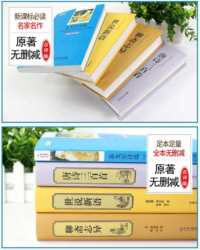 北师大 泰戈尔诗选 国学著系列-唐诗三百首 国学著系列-世说新语 国学著系列-聊斋志异X