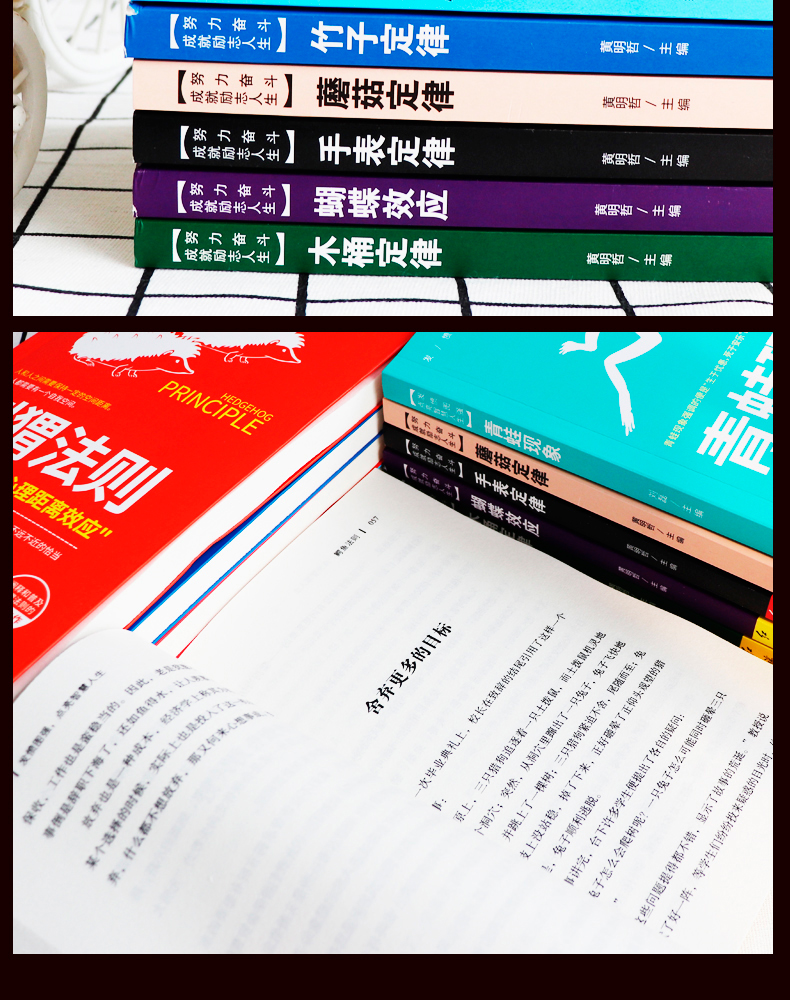 全套正版10册竹子木桶蘑菇青蛙手表定律十10大 定律刺猬二八鳄鱼法则蝴蝶效应领导力万事合实业励志书籍 畅销书排行榜