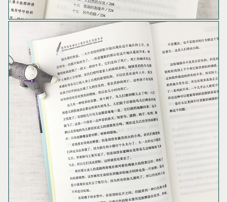 寂静的春天长江文艺出版社八年级上学期新编初中语文教材指定阅读书系新部编版语文教材配套课外阅读教材课外推荐书目