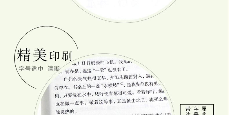 有声伴读全5册 城南旧事林海音呼兰河传繁星春水骆驼祥子朝花夕拾呐喊世界文学名著鲁迅包邮正版初中生语文需读丛书课外书
