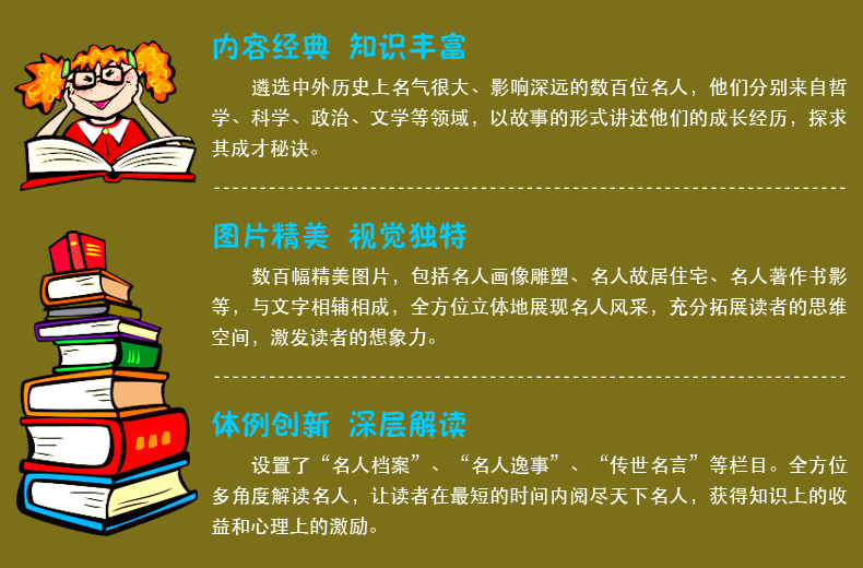 名人传记图书 中外名人全知道 世界名人成才故事书历史人物传记 名人故事 历史书籍 中小学生成长励志