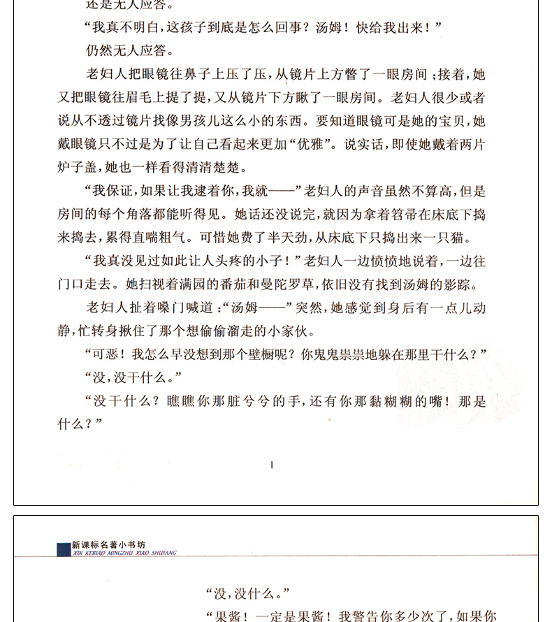 经典名著 汤姆·索亚历险记 语文新课标必读丛书无障碍阅读青少年彩绘版 教育推荐小学生五六年级课外书 1