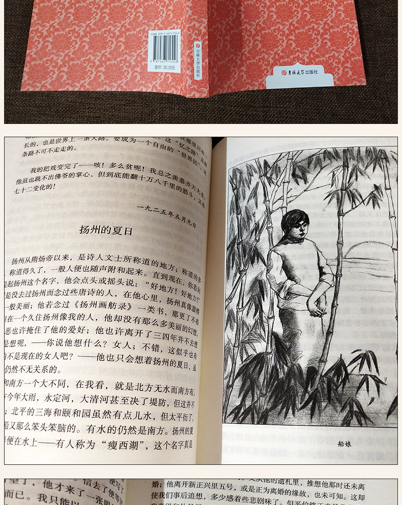 荷塘月色 国民阅读经典 正版 散文精选随笔全集 近现代文学名篇 朱自清经典文学著作 散文精选 荷塘月