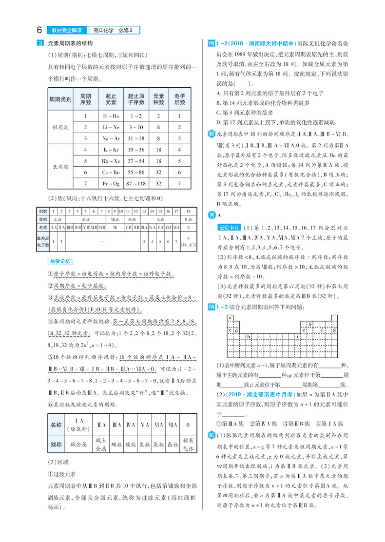 2020新版王后雄学案教材完全解读高中数学物理化学必修二人教版RJ共3本 高二必修2数理化课本同步讲解预习练习复习教材全解教辅书