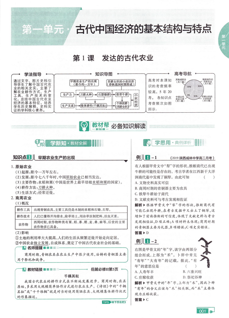 2020天星教育教材帮高中历史必修2 RJ版高中历史必修二人教版高中教材同步章节同步知识点归纳解读例题讲解指导教辅附答案解析