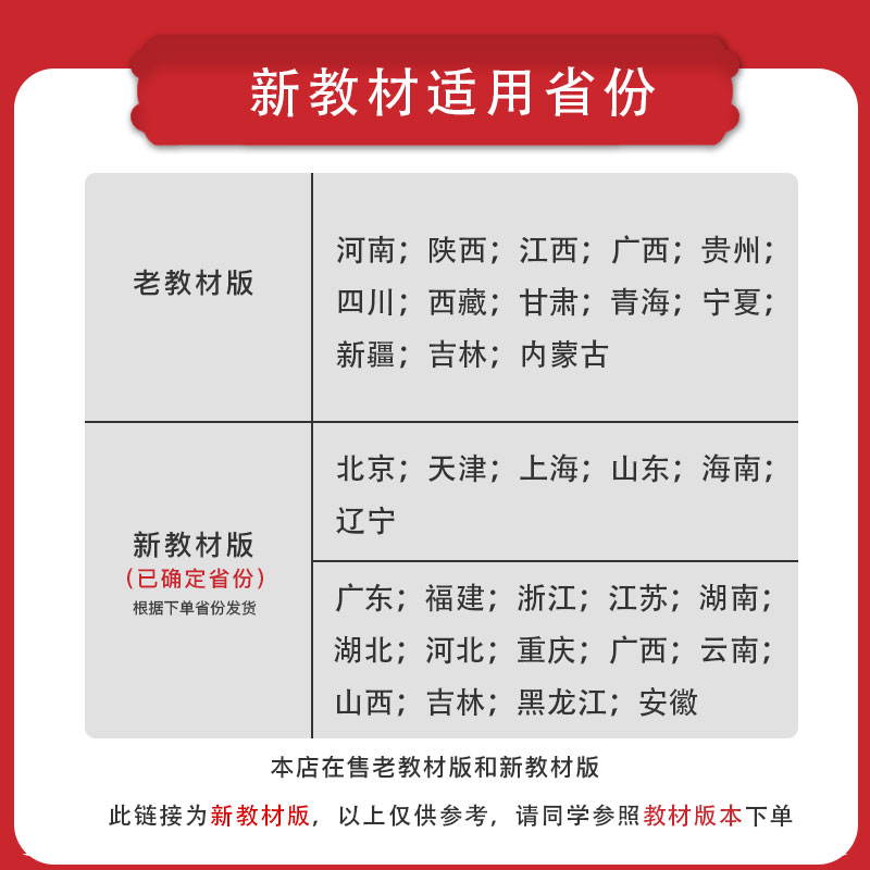 新高考】2021版高考必刷题语文数学英语历史政治生物6本合订本高中题库高三模拟试题汇编文理科总复习真题试卷中学教辅资料理想树
