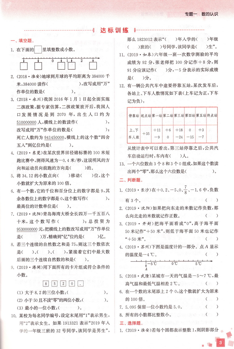 2020新版通城1典语文数学英语小学总复习苏教版小学毕业升学考试小升初真题试卷汇编小学生毕业总复习六年级升初中测试卷通城学典