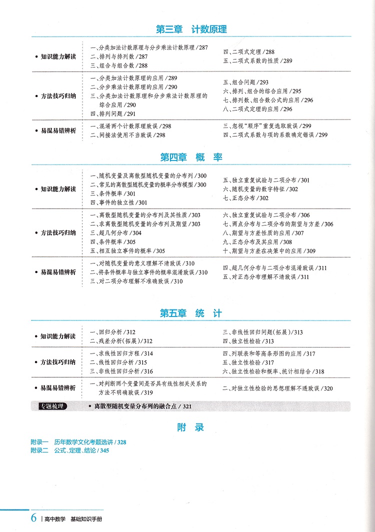 2020-2021年用金星教育高中数学物理化学基础知识手册套装共3本高一高二高三通用2020高考总复习教材考点同步分类全解知识清单大全