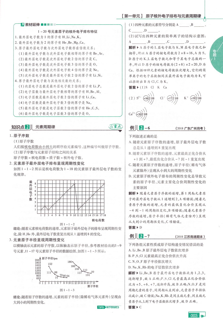 2020天星教育教材帮高中化学必修2SJ版 高中化学必修二苏教版 高中教材同步章节同步知识点归纳解读例题讲解指导教辅附答案解析