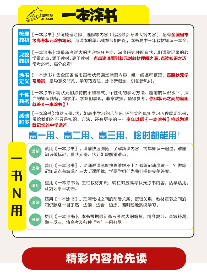 2021新版一本涂书高中历史通用版高一二三教材全解基础知识手册清单大全学霸学习笔记高考一二轮总复习资料教辅星推荐文理科新高考