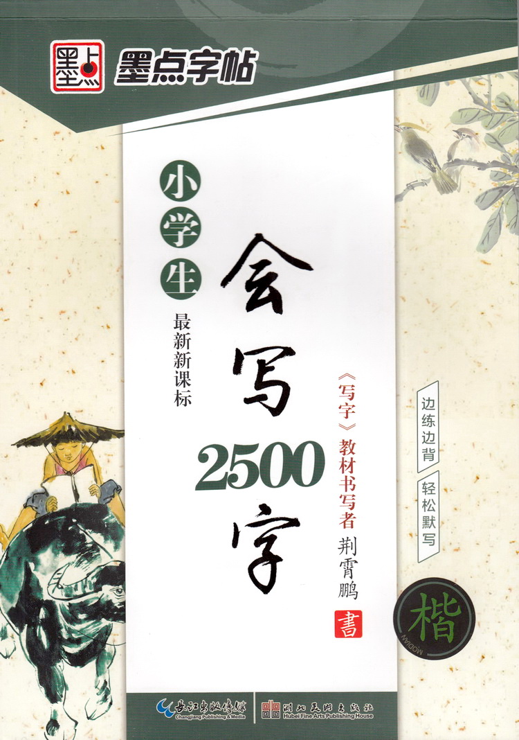 墨点字帖小学语文字帖小学生新课标会写2500字正楷临摹字帖荆霄鹏硬笔钢笔正楷字帖楷书临摹小学生入门字帖加分钢笔硬笔书法练字帖