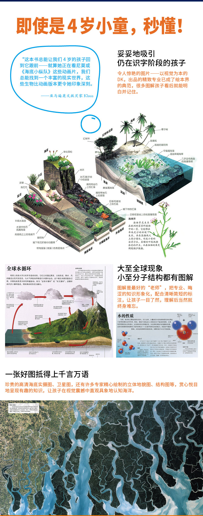 现货  DK海洋大百科 中文版 南方日报出版社正版  dk海洋博物大百科全书 dk儿童海洋百科