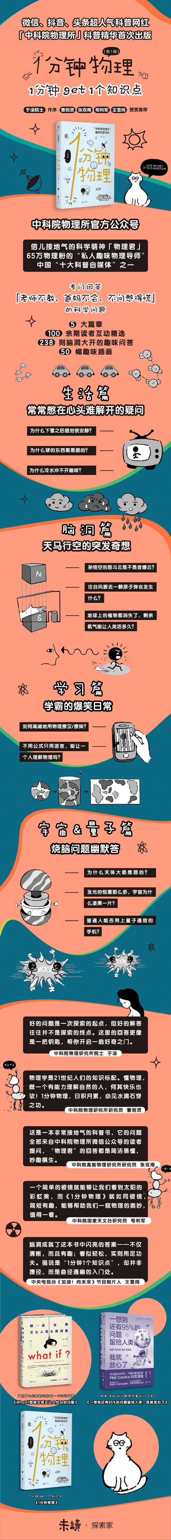 现货！可选|一分钟物理1+2 第一二辑新书第2辑 中科院物理所趣味科普专栏 科普读物 学数理化 一分钟物理