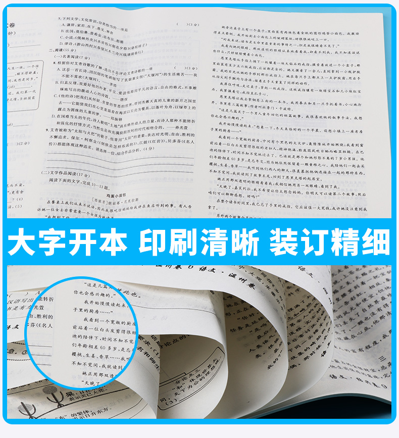 2020新版 中考考什么 语文 浙江省3年中考试卷汇编  初中总复习小考测评必刷卷子 初一二三789年级考点模拟检测卷仿真预测冲刺卷