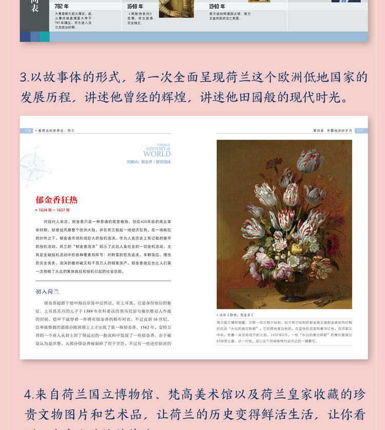 【插图版】看得见的世界史 荷兰历史 世界历史海上马车夫 荷兰书籍 文化故事书 通俗读物 世界通史历史欧洲史 历史知识读物 畅销书