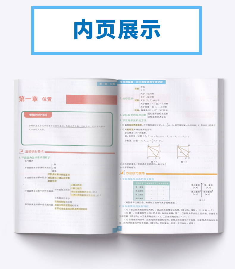 学而思秘籍 初中数学函数专项突破 初中生数学函数初1一 二2三3年级上册下册通用人教版 中考数学提分辅导训练测试总复习资料