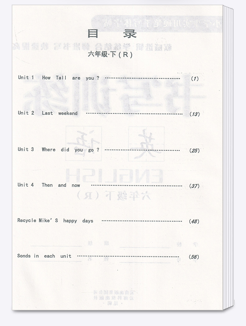 书写训练英语六年级下册 人教版PEP 小学生6年级下 实用硬笔手写体字帖 临摹英文单词字母练习本同步书法钢笔字/正版