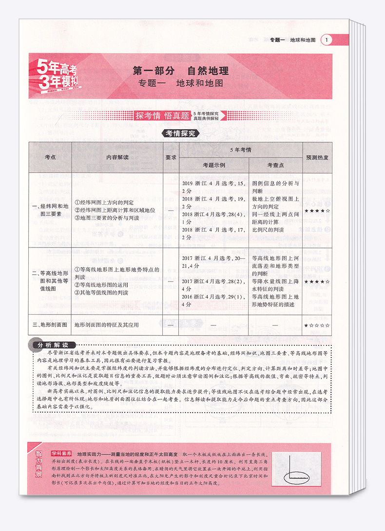 浙江专用】2021新版 5年高考3年模拟高中地理A版 曲一线五年高考三年模拟学考 高一高二高三选考53新高考同步训练五三全套必刷真题