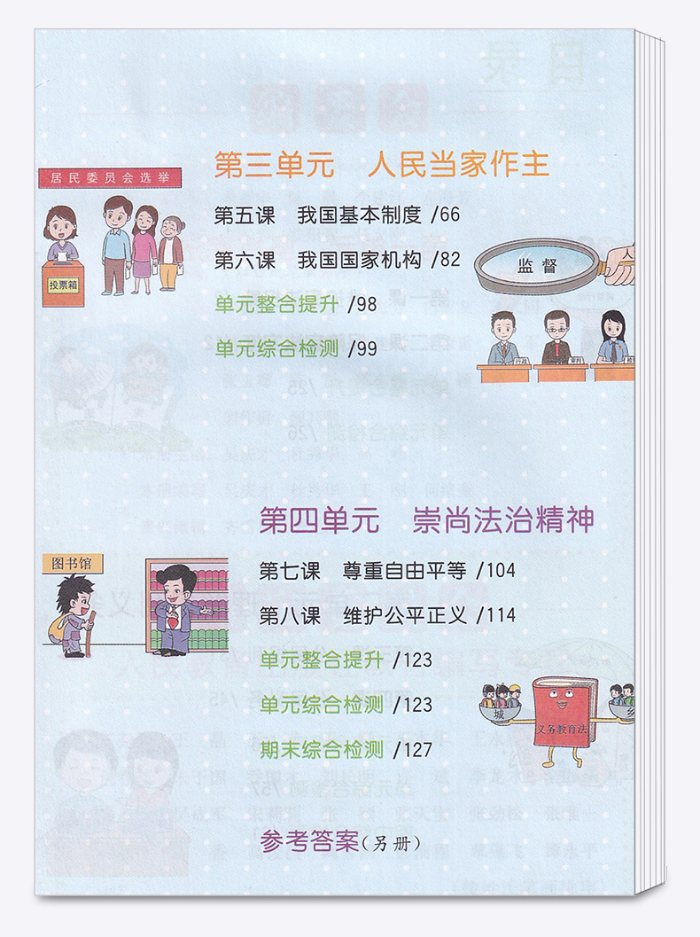 2020新版 教材解读八年级下册道德与法治人教版 初二8年级下义务教科书同步训练讲解辅导书 人民教育出版社 课本教材全解教师用书