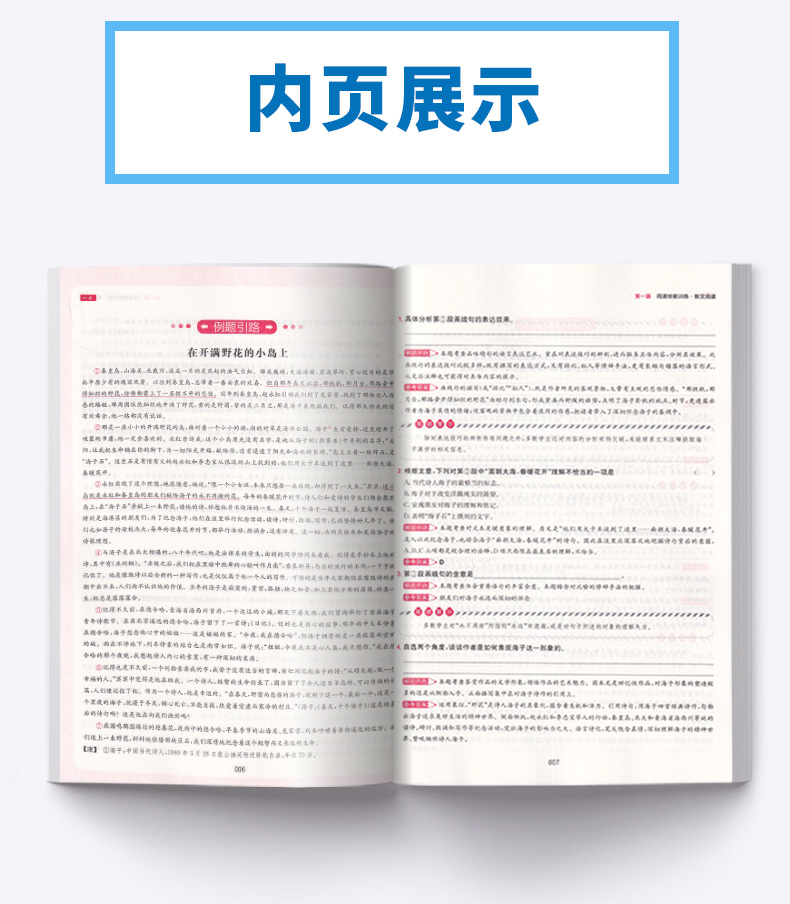 2020新版 一本 高二 现代文阅读技能训练100篇 全国通用 第9次修订 开心教育 高中生语文专项练习 课外阅读理解教辅资料/正版